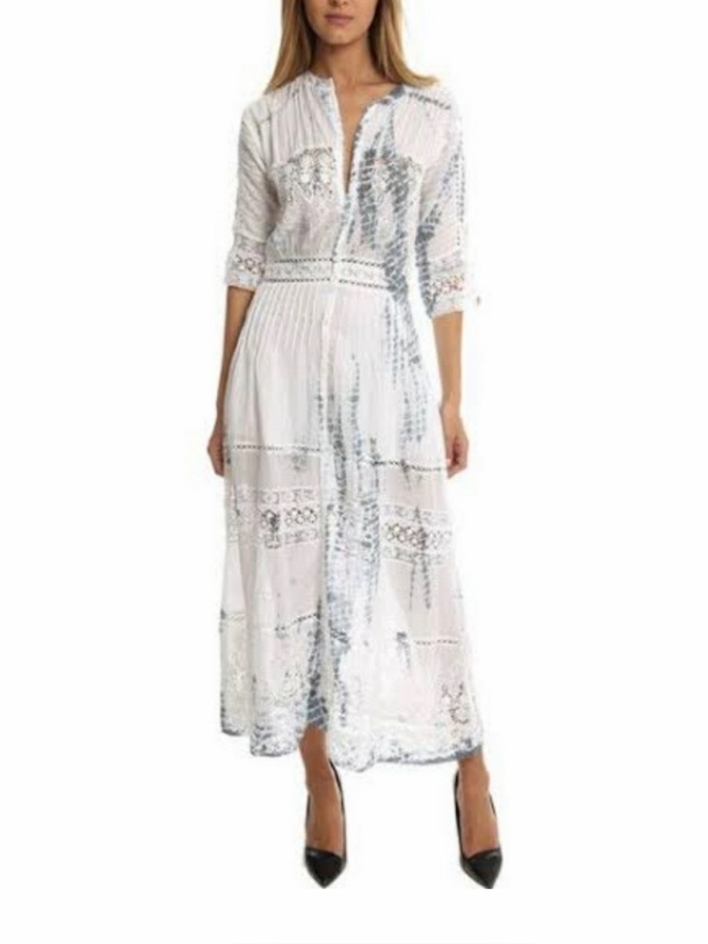 Loveshackfancy - Hand Dyed Maxi Crochet Dress - L